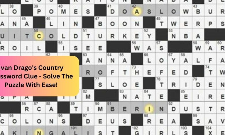 Ivan Drago's Country Crossword Clue - Solve The Puzzle With Ease!